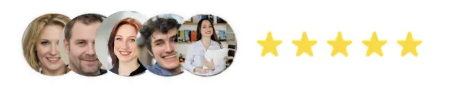 Happy users and 5-star rating