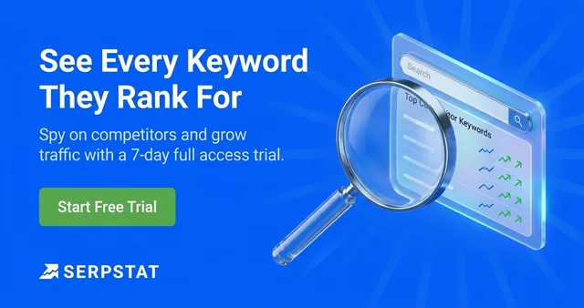 Serpstat banner generated by Aiter: See Every Keyword They Rank For