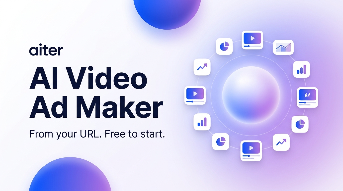 AI Video Ad Maker: Scripted Video Ads From a URL | Aiter